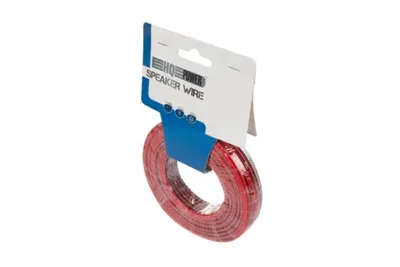 Produktbild von HQ-Power Lautsprecherkabel 2x0,75mm², 25 Meter, rot schwarz, Rolle, OFC Kupfer, für