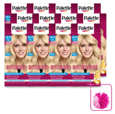 Zdjęcie produktu dla 12 sztuk farby do włosów Poly Palette, odcień 100 (bardzo jasny blond), pojemność 115 ml - zestaw ekonomiczny