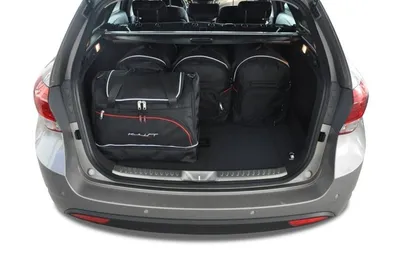 Produktbild von Hyundai I40 Kombi 2011-2019 Kofferraumtaschen Set 5 Stk