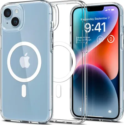Image de Étui SPIGEN Ultra Hybrid Mag compatible avec l'IPHONE 14 blanc