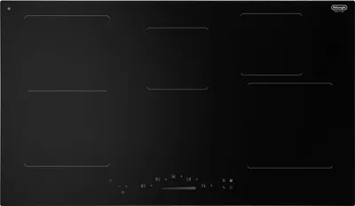 Immagine prodotto di De'Longhi PIN 95, Nero, Da incasso, 90 cm, Piano cottura a induzione con zone, 5 zone/zone, 5 zone/zone