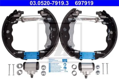 Produktbild von ATE Bremsbackensatz hinten für Dacia Duster Logan Sandero Renault Captur Clio