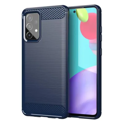 Produktbild von Carbon Shield TPU Hülle für Galaxy A52s 5G - Blau KP9524