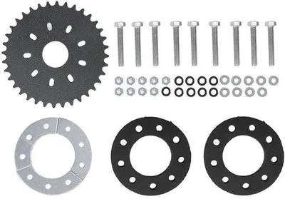 Image de Kit de pignon arrière à 36 dents avec adaptateur à 9 trous pour moto