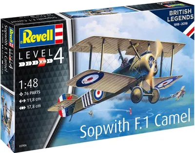 Produktbild von Revell 03906 1:48 British Legends: Sopwith F.1 Camel