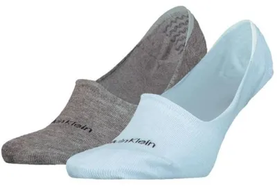 Zdjęcie produktu dla Skarpety Męskie Calvin Klein 701218708 Szaro-Niebieskie 2 Pack - 39-42 2Pak