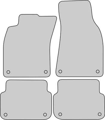 Produktbild von Luxus Fußmatten für Audi A6 4F C6 Avant Limo Bj. 2004-2006