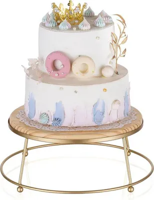 Produktbild von Kuchenpräsentationsstand - 26 cm - Holz - Backofenaccessoires - Kuchenplatte