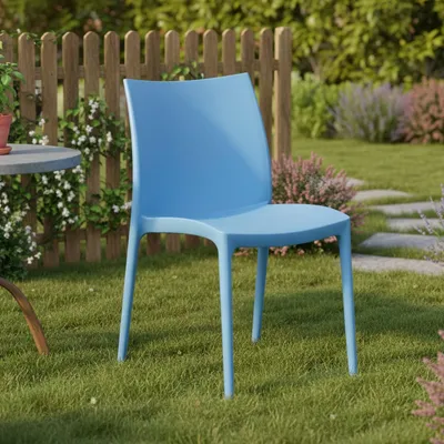 Produktbild von Grover - Outdoor Stuhl, Blau, ein Stuhl Italy