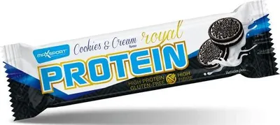 BATON PROTEINOWY O SMAKU CIASTECZKOWYM W POLEWIE BIAŁEJ BEZGLUTENOWY 60 g - MAXSPORT