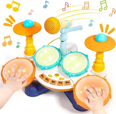 Produktbild von Baby Spielzeug mit Lichtern und Geräuschen, 3 Modi, 10 Lieder