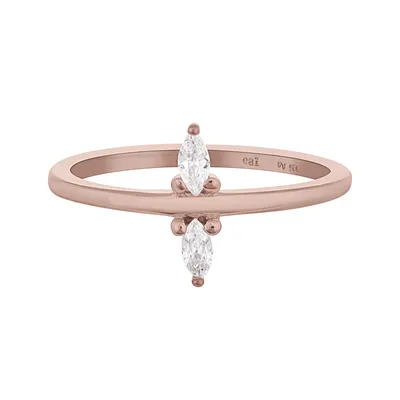 Produktbild von cai Ring 925/- Sterling Silber rot 056 (17,8) Zirkonia 360272466-2