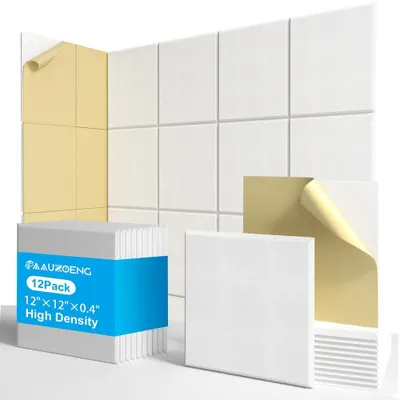 Image de Panneaux acoustiques pour l'absorption du son, lot de 12