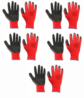 Obrázek produktu pro DBautomotive Nylonové Latexové Pracovní Rukavice Velikost 6