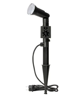 Produktbild von Kopp LED Gartenspot Erdspieß schwarz Count-Down Dämmerungsschalter