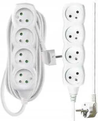 Produktbild von Emos 1902040500, 250 V, 10 A, 220-240 V, Weiß