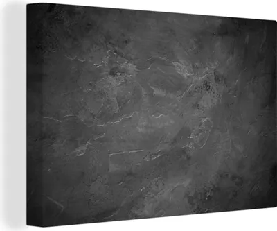 Produktbild von MuchoWow® - Leinwandbilder - Struktur - Zement - Beton - Grau - Vintage, Wandbild, Wanddeko Bilder Wohnzimmer, 120x80 cm