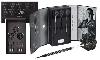 Produktbild von Unicorn World Champion Gary Anderson NOIR Soft Darts Presentation Box - 18g -- 1 Satz