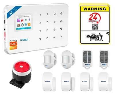 Productafbeelding van Alarmsysteem, slimme bediening, meerzonebeveiliging, alarmsysteemkit 5, EU-stekker