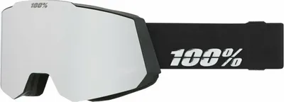 Produktbild von 100percent SNOW - SNOWCRAFT Goggle Black HiPER Silver Mirror