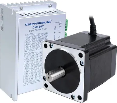 Obrázek produktu pro Krokový motor, vysoký krouticí moment, digitální ovladač, sada 8Nm, 14mm