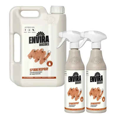 Produktbild von Envira Spinnen Abwehrspray in Nachfüllpack 2L+2x500ml