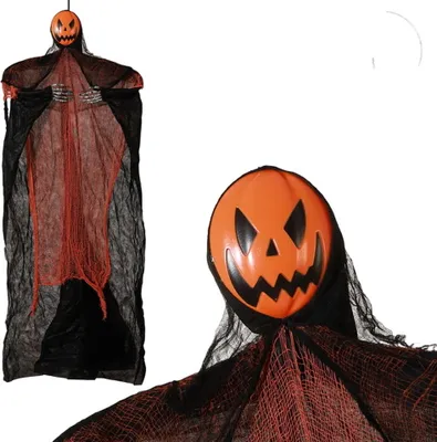 Image de Décoration Halloween 210 cm citrouille