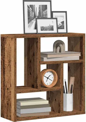 Productafbeelding van Maison Exclusive - Wandplank, uitstraling oud hout, 45x16x45 cm, houtvezelplaat