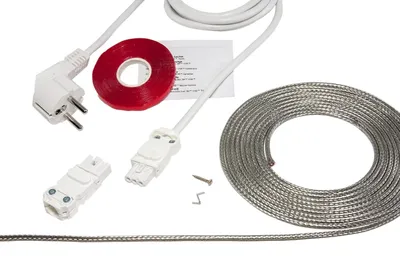 Productafbeelding van Raamverwarming lengte 3,60-4,40 m tegen condenswater op het raam complete set