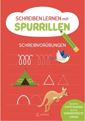 Produktbild von Schreiben lernen mit Spurrillen - Schreibvorübungen