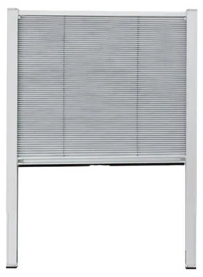 Produktbild von Livano Thermo Plissee für VELUX Dachfenster S06 S08 97,4 x 75–118 cm Schutz Weiß