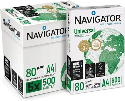 Immagine prodotto di Carta A4 Navigator Universal 80 gr - Pacco da 5 Risme
