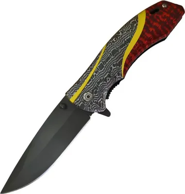 Produktbild von Outdoor Klappmesser YC-39081 - Grau/Rot KP39081