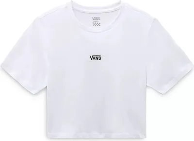 Obrázok produktu pre Dámske biele Crop Top tričko Vans Flying V Crop Crew Sport Tee W White M