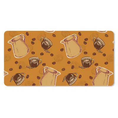 Produktbild von MuchoWow® Schreibtischunterlage Kaffee - Kaffeebohnen 80x40 cm - XXL Mauspad - Gaming Mauspad