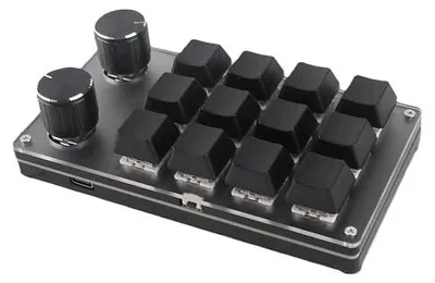 Zdjęcie produktu dla Klawiatura makro mechaniczna czerwona ergonomiczna 4 klawisze USB
