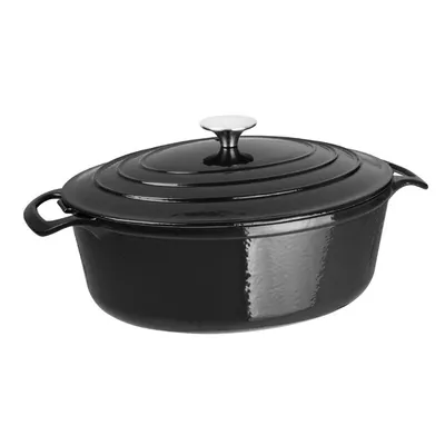 Image de Plat à four ovale Vogue noir - 5 litres