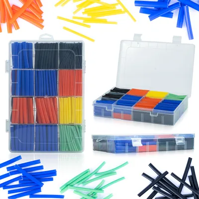 Immagine prodotto di Rosfix Set di Tubi Termorestringenti, 580 Pezzi, in Organizer