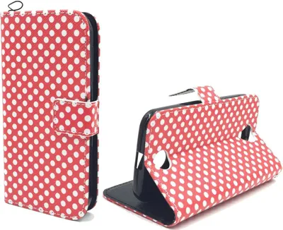 Produktbild von Handyhülle Tasche für Handy Acer Liquid Z330 Polka Dot Rot