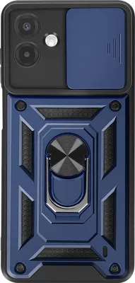 Produktbild von Mayaxess, Hülle Galaxy A07 Magnetring & Kameraabdeckung klar, Blau