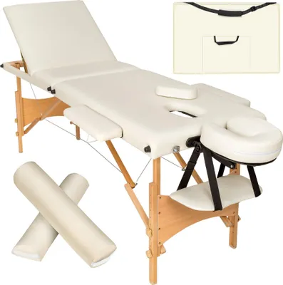 Image de Ensemble de table de massage Daniel avec rouleaux de massage - beige