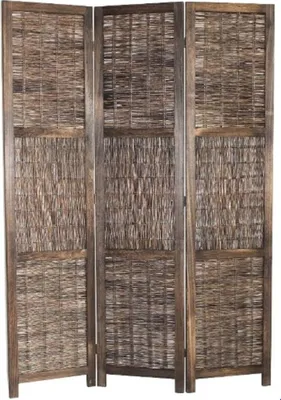 Zdjęcie produktu dla Casa Padrino przegroda do pokoju w stylu rustykalnym brązowa 40 x 2 x wys. 170 cm - Meble w stylu rustykalnym