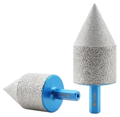Image de Forets diamantés de 0 à 35 mm pour carrelage, marbre et granit, avec tige hexagonale, lot de 2