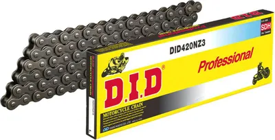 Immagine prodotto di Catena DID NZ3 aperta 86 maglie 420 grigia con clip chiusura