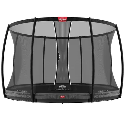 Produktbild von Berg Champion Trampolin InGround 430 cm, Sicherheitsnetz Deluxe XL Grau