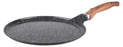 Obrázek produktu pro Páněk na palačinky Oliver Voltz OV54324C24, 24 cm, nepřilnavé mramorové povrchové úprava, indukce, černý melíř