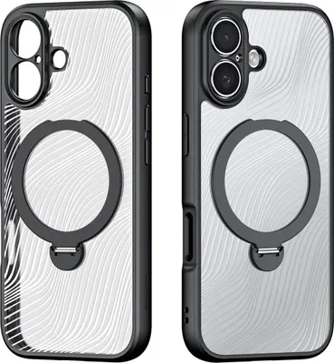 Produktbild von Dux Ducis Aimo Case Bumper mit Magnetring und Ständer Handyhülle Schutzhülle kompatibel mit iPhone 17 Pro Max
