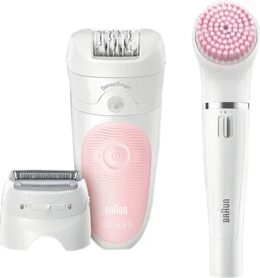Zdjęcie produktu dla Depilator BRAUN Beauty Set 5 SES 5-875 BS, kolor: biały/różowy