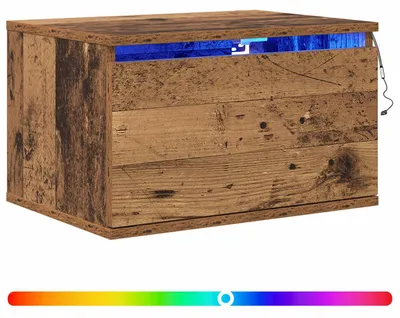 Zdjęcie produktu dla vidaXL Naścienna szafka nocna z odzyskanego drewna 50 x 36 x 30 cm