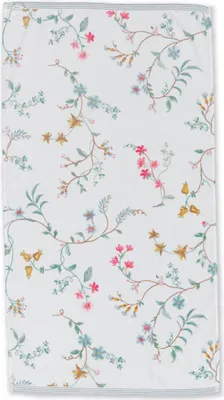 Produktbild von Pip Studio Les Fleurs Duschtuch Farbe Weiß Größe 55x100cm